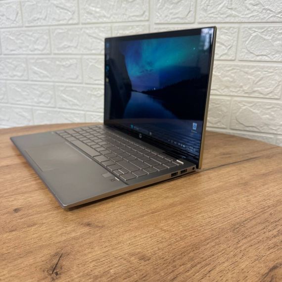 Ноутбук-трансформер Б-класс HP Pavilion x360 14m-dy1033dx Gold / 14" (1920x1080) IPS Touch / Intel Core i5-1155G7 (4 (8) ядра по 2.5 - 4.5 GHz) / 8 GB DDR4 / 512 GB SSD / Intel Iris Xe Graphics / WebCam б/у | Зображення 4