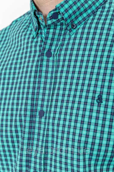 Сорочка чоловіча картата колір зелений розмір XL FA_007527 | Зображення 4