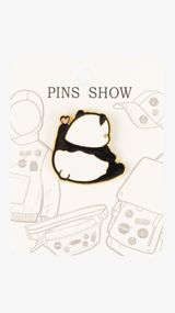 Значок Панда з серцем 0928102521-1 Різнокольоровий shop (2000999539923)