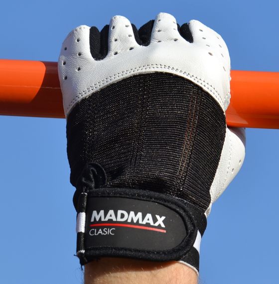Рукавички для фітнесу MadMax MFG-248 Clasic White XL | Зображення 8