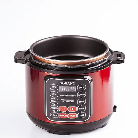 Мультиварка електрична Sokany 1000 Вт на 5 л з антипригарним покриттям SK-2402 | Зображення 2