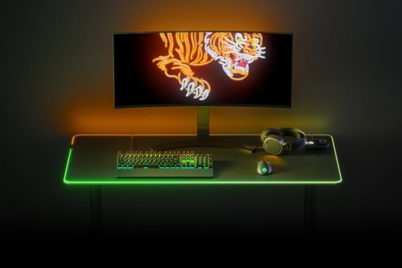Ігрова поверхня SteelSeries QcK Prism Cloth 3XL ETAIL RGB 1200x590x4мм | Зображення 2