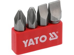 Набір насадки викруткові PH2/3 S8/10Х36 мм ударні біти 5/16" 4 штуки YATO YT-2812