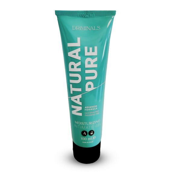 Лубрикант на водной основе Driminals Natural Pure, для чувствительной кожи, телесный, 100 мл Sex Aura