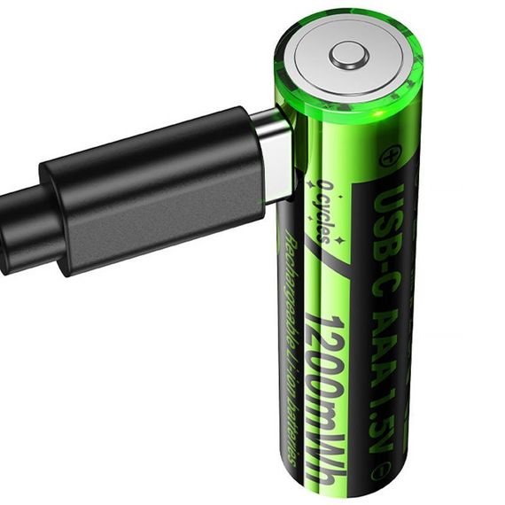 Акумуляторні батарейки Hoco JA4 Energy AAA 2 pcs Black | Зображення 3