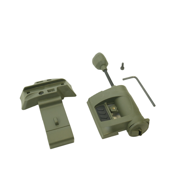 Тактичний ліхтарик на шолом з кріпленням MPLS CHARGE CR123A Хакі | Зображення 8