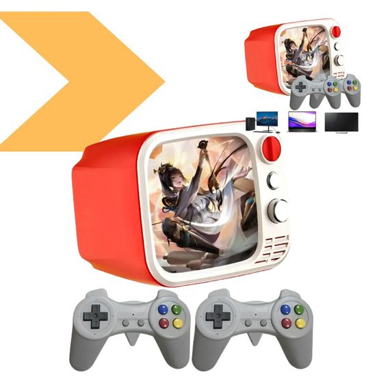 Ігрова портативна консоль XPRO PSP 7H Mini TV РЕТРО з монітором 3.5 + два джойстика 740 ігор XPRO (43815-H7 Mini_1188)