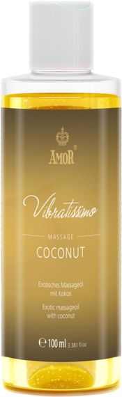 Масажна олія - Vibratissimo Coconut, 100 мл