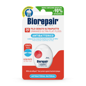 Зубна стрічка-флос Biorepair "Позбавлення чутливості" з гідроксиапатитом та цинком РСА, 30 м