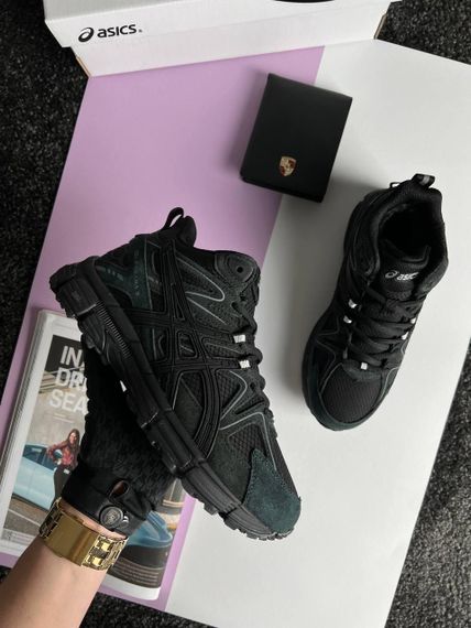 Жіночі зимові кросівки  ASICS Gel-Kahana 8 Grey Black Fur , В'єтнам 39 25 | Зображення 5