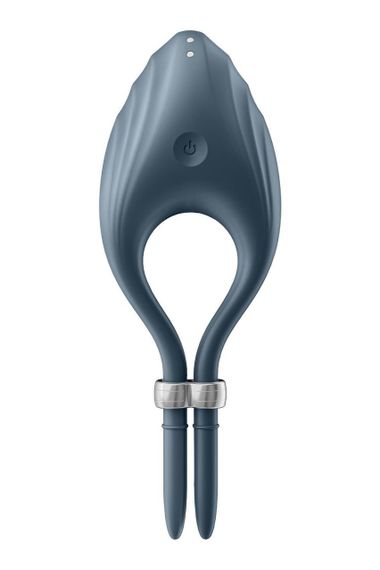 Ерекційне віброкільце-ласо Satisfyer Duelist Dark Blue, 10 режимів, потужний мотор Sex Aura | Зображення 2