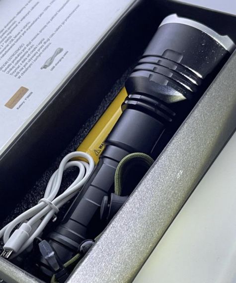 Фонарь военно-тактический ORTEX GERMAN STYLE CREE XHP90 IP67 USB 10000 LUMENÓW 1 КМ Original | Зображення 3