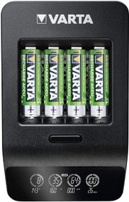 Зарядний пристрій VARTA LCD Smart Plus CHARGER+4xAA 2100 mAh (57684101441)