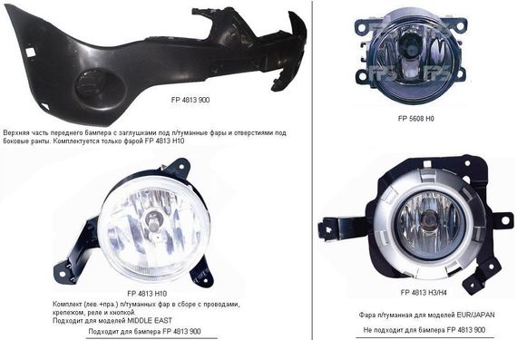 Передний бампер Mitsubishi L200 / Triton 05-10 верхний, c отв. под рант (MIDDLE EAST)  6400A747ZZT