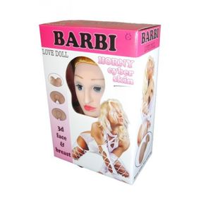 Надувна лялька "BARBI-3D" із вставкою з кібершкіри та вібростимуляцією