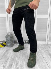 Штаны Loshan vogue black(без манж) РР2624