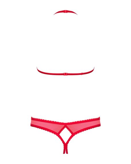 Комплект білизни - Obsessive 870-SEC-3 Set Red L/XL | Зображення 2