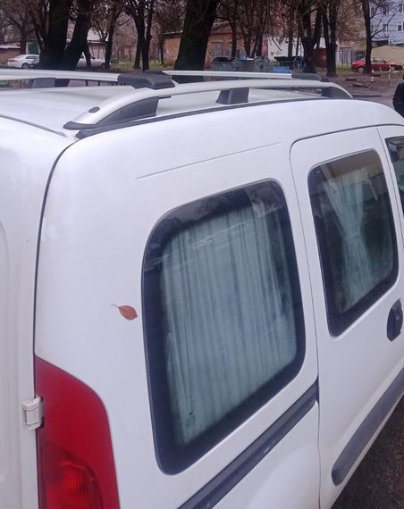 Перемычки на рейлинги под ключ WingBar (2 шт) до 110 см, Серый для Renault Kangoo 1998-2008 гг | Зображення 1