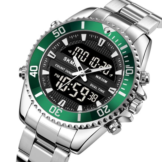 Skmei 1850SIGN Silver-Green SALE | Зображення 1