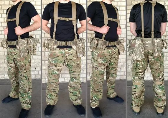 Розвантажувальний пояс тактичний (РПС) з комплектом підсумків (5 шт) Palianytsia Advanced піксель ЗСУ MM-14 | Зображення 5