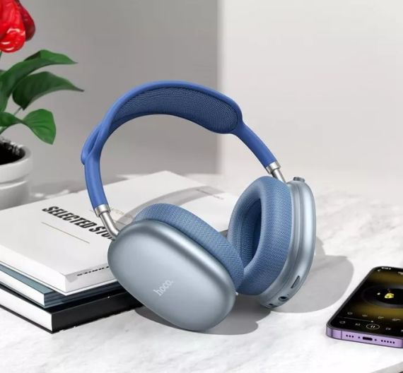 Навушники HOCO W55 Pleasing BT headphones Sky Blue | Зображення 1