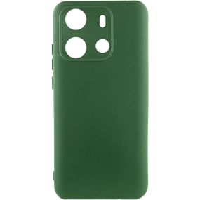 Чехол Silicone Cover Lakshmi Full Camera (A) для Tecno Spark Go 2023 Full camera, Зелений/Dark green