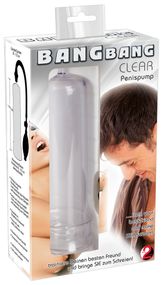 Вакуумна помпа - Bang Bang Penis Pump Clear