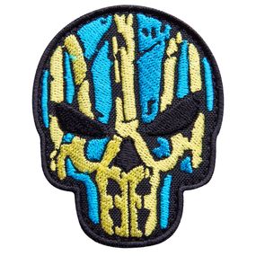 Шеврон IDEIA 87652 Україна 7,5*6  Габардин жовто/блакитний