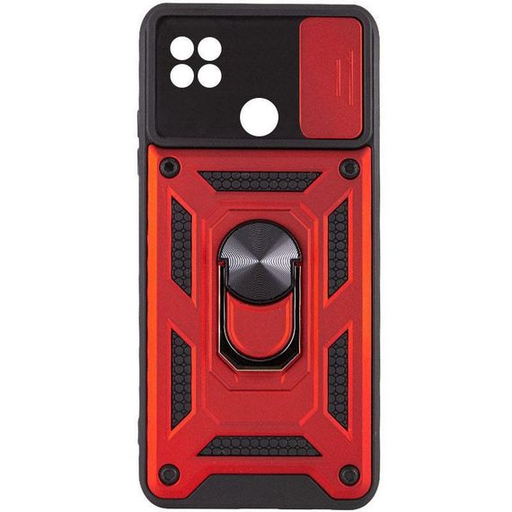 Чохол Ummi Camshield Serge Ring для Xiaomi Redmi 9C / Redmi 10A Червоний