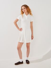 Сукня-поло однотонна жіноча LAWA WTC02496 XS Молочний shop (2000999610080)