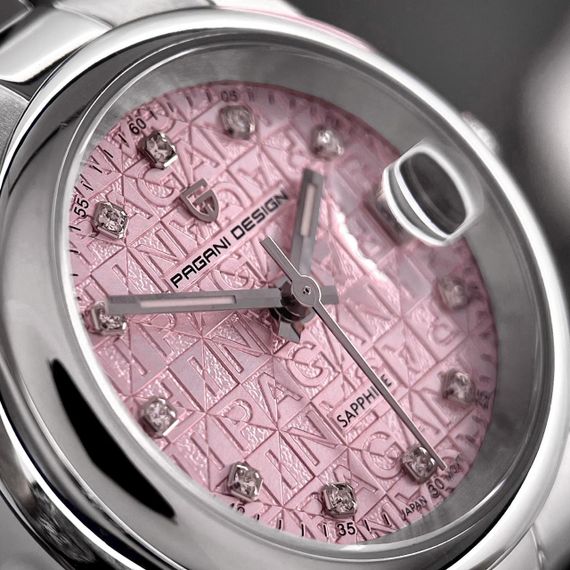 Жіночий годинник Pagani Design PD-1794L Silver-Pink | Зображення 2