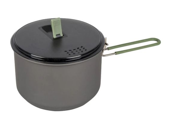 Каструля Bo-Camp Explorer Hard Anodized 1L Grey/Green (2200236) (DAS302115)