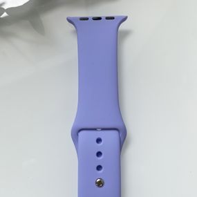 Силіконовий ремінець для розумного годинника Smart Watch 42/44 (Бузковий)
