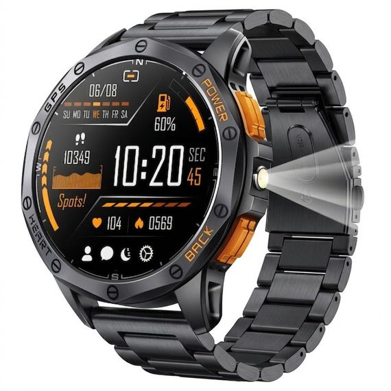 Smart GPS Max Steel Black, 3 ремешка