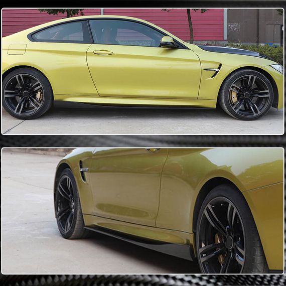 Накладки на пороги V2 (для F82/F83, Карбон) для BMW 4 серия F-32 2012-2020 гг | Зображення 2