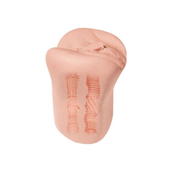 Мастурбатор-вагіна + попка Alive Lola Super Realistic Masturbator L Flesh, два канали, реалістик | Зображення 1