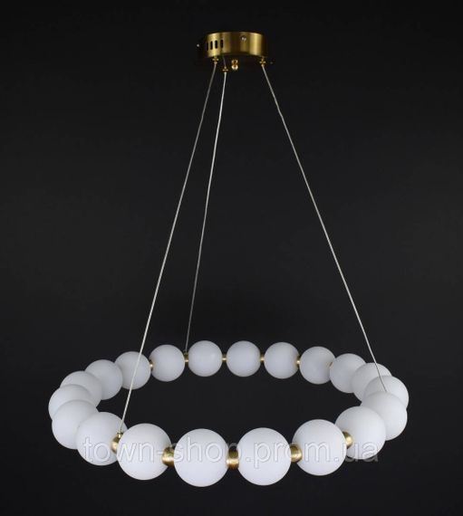 Люстра потолочная LED MJ11-800-k Латунь 30-140х84х84 см. | Зображення 3