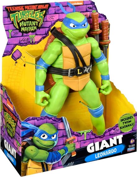 Фігурка гігант Черепашки-ніндзя Леонардо 30 см Teenage Mutant Ninja Turtles Mutant Mayhem 12” Leonardo TMNT Оригінал | Зображення 4