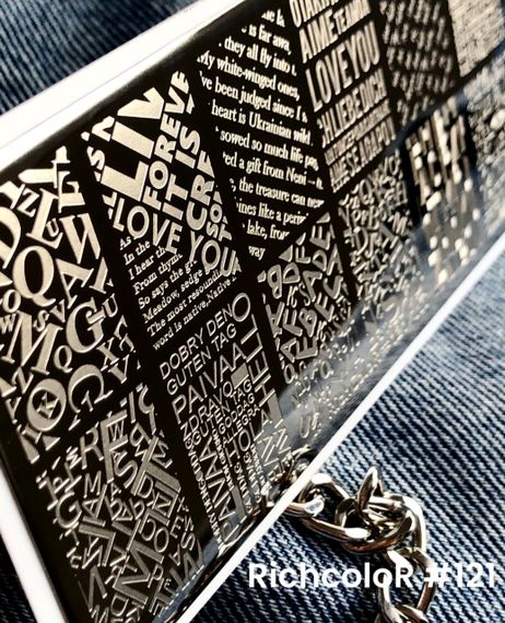 Пластина 121 для стемпінгу RichColor (12х6см) | Зображення 1