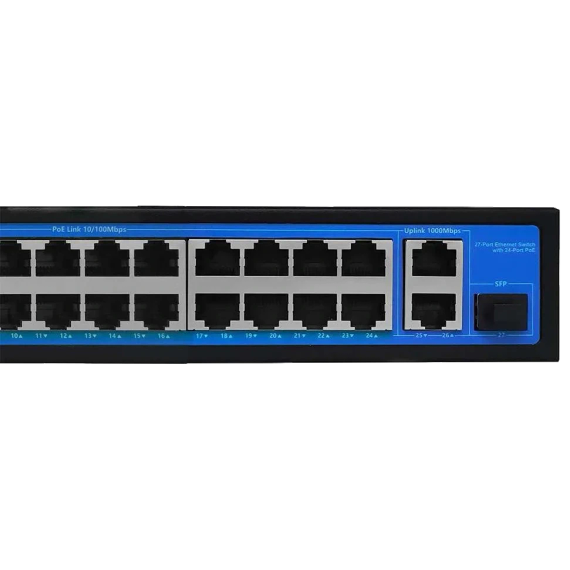 Ewind EW-S1927CF-AP PoE Комутатор 27 портів некерований | Зображення 1