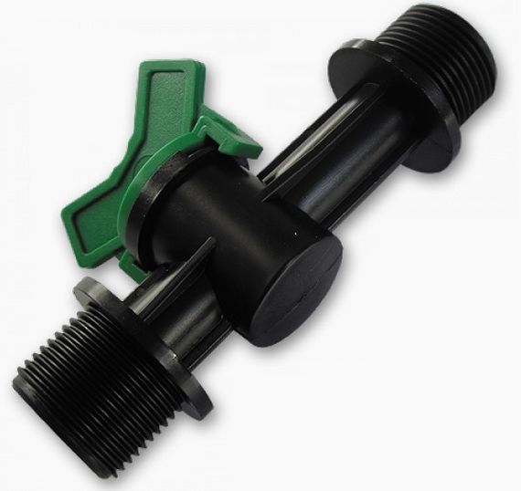 Мінікран лінійний Bradas редукційний різьба зовнішня 1/2" / 3/4" 25 шт