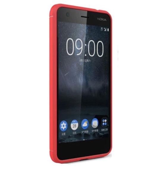Чохол PRIMO Carbon Fiber Series для Nokia 2 Dual Sim - Red | Зображення 1