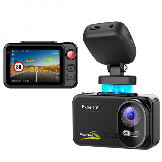 Відеореєстратор Aspiring Expert 9 Speedcam, WI-FI, GPS, 2K, 2 camers | Зображення 5