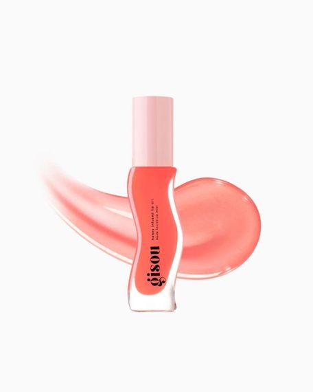 Масло для губ Gisou honey infused lip oil - Bee-Llini Peach (8 ml) | Зображення 1