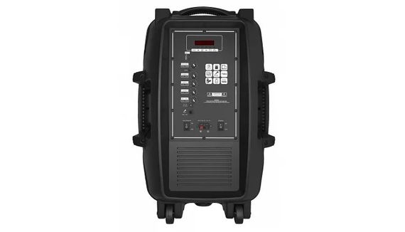 Портативная колонка бумбокс XPRO GZ-615 чемодан 100Вт, USB, SD, FM радио, Bluetooth, 1 микрофон, ДУ (MER-15684) | Зображення 2