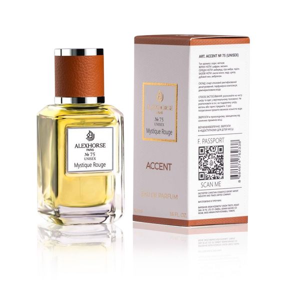 Парфумована вода унісекс Alex Horse Mystique Rouge ACCENT  50 ml AA-075