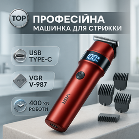 Професійна машинка для стрижки з насадками, Машинки для стрижки професійні машини CU-33