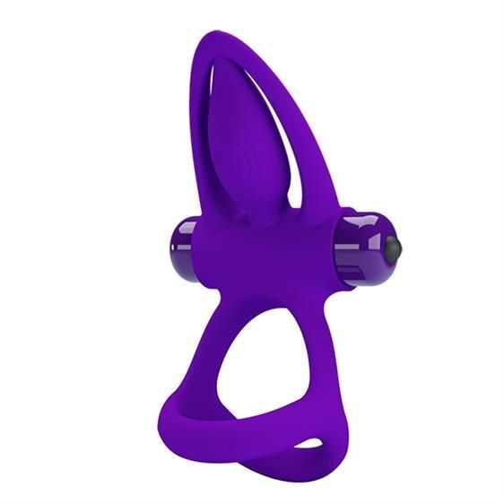Эрекционное кольцо - Pretty Love Vibration Cock Ring Purple sexstyle | Зображення 1