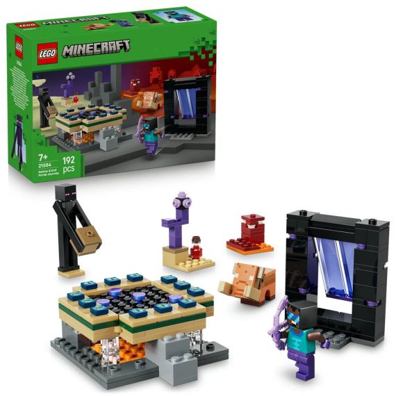 LEGO Minecraft 21584 Подорож через Нижній світ та портал Краю | Зображення 1
