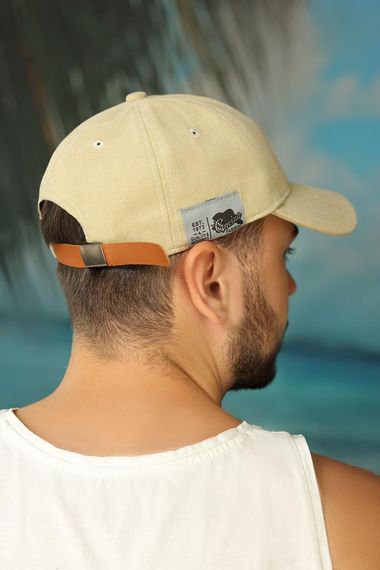 Мужская бейсболка «Fashion cap» (1613) бежевый | Зображення 1